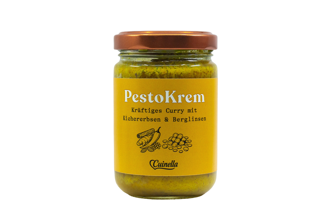PestoKrem - Kräftiges Curry mit Kichererbsen & Berglinsen