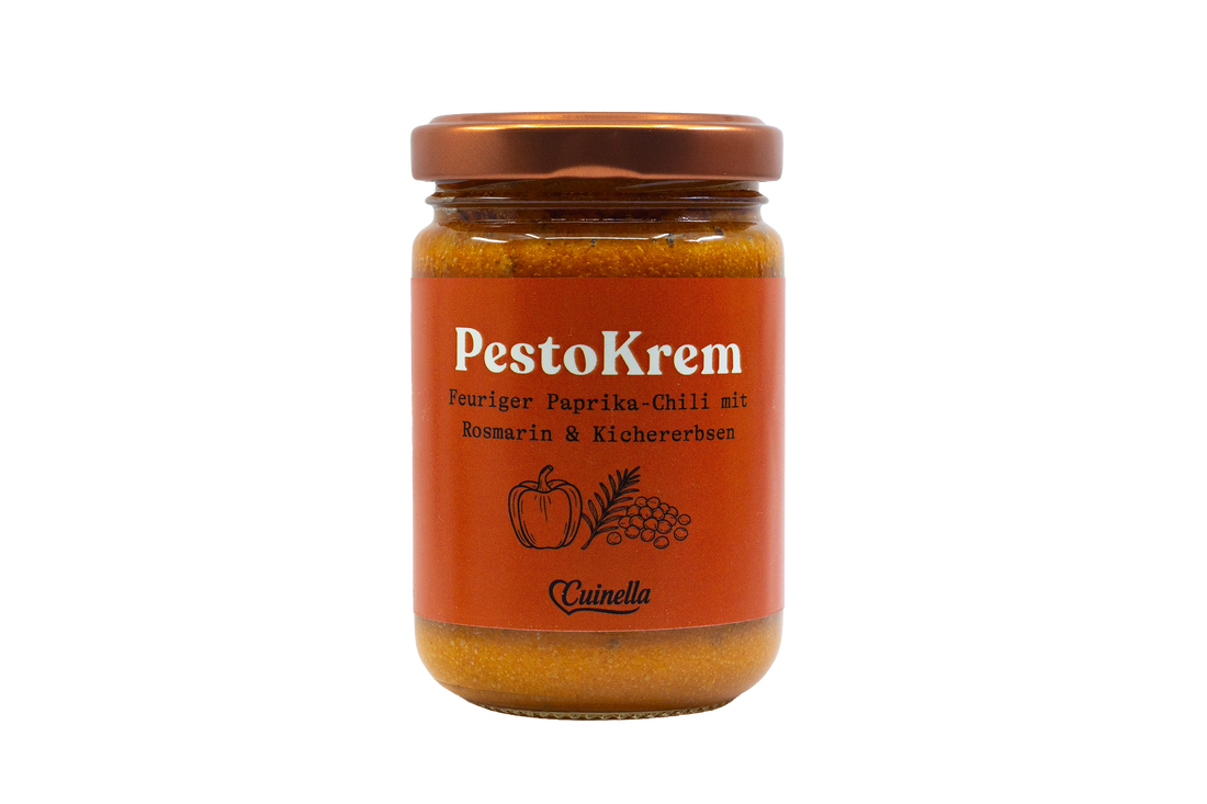 PestoKrem - Feuriger Paprika-Chili mit Rosmarin & Kichererbsen