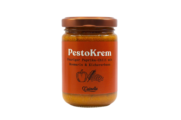 PestoKrem - Feuriger Paprika-Chili mit Rosmarin & Kichererbsen
