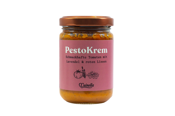 PestoKrem - Tomate-Lavendel mit roten Linsen